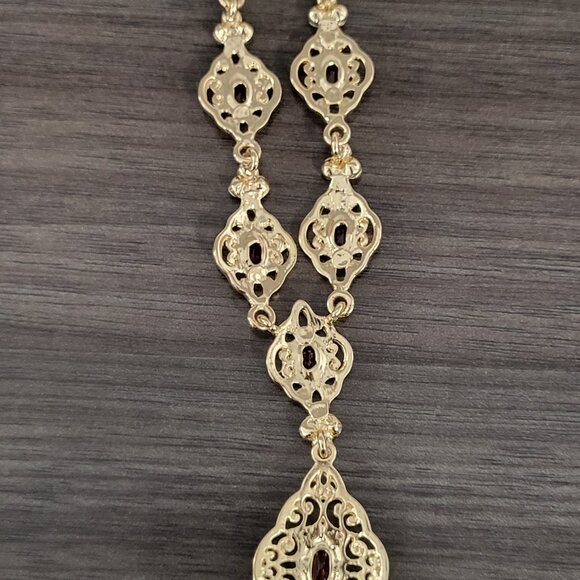 Sunspicems Exquisite Morocco Choker Necklace - Gold Color - Picture 10 of 15